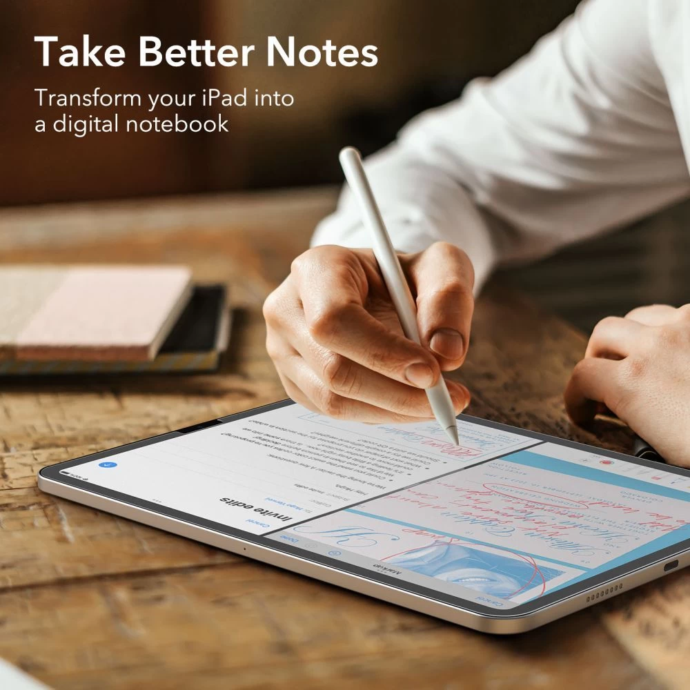 Apple iPad Pro 12.9 (2020) tahvelarvuti ekraani kaitseklaas  ESR PAPER FEEL (2-pack)