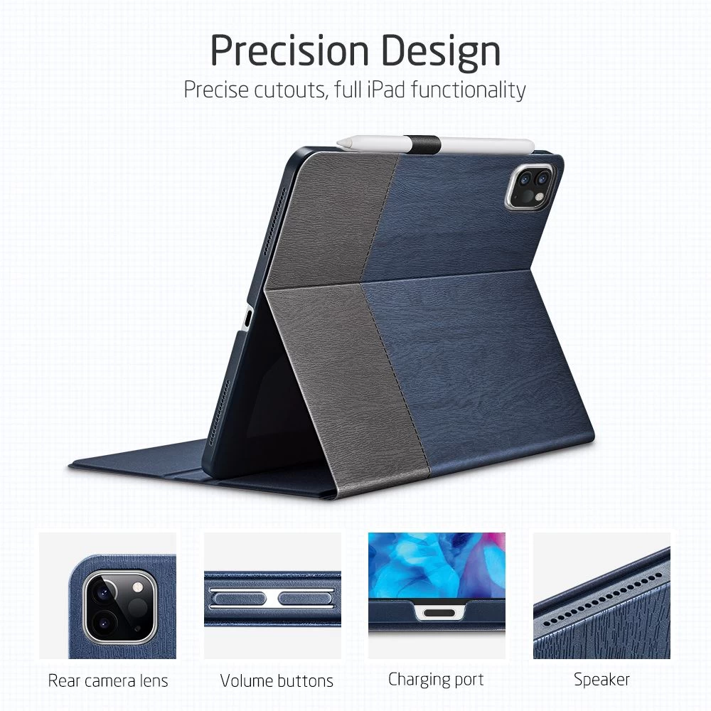 Apple iPad Pro 12.9 (2020) tablet case blue ESR Urban Simplicity Holder