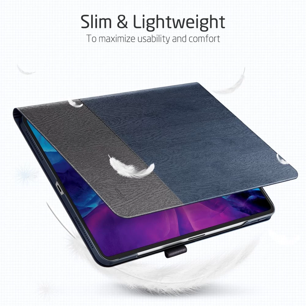 Apple iPad Pro 12.9 (2020) tablet case blue ESR Urban Simplicity Holder