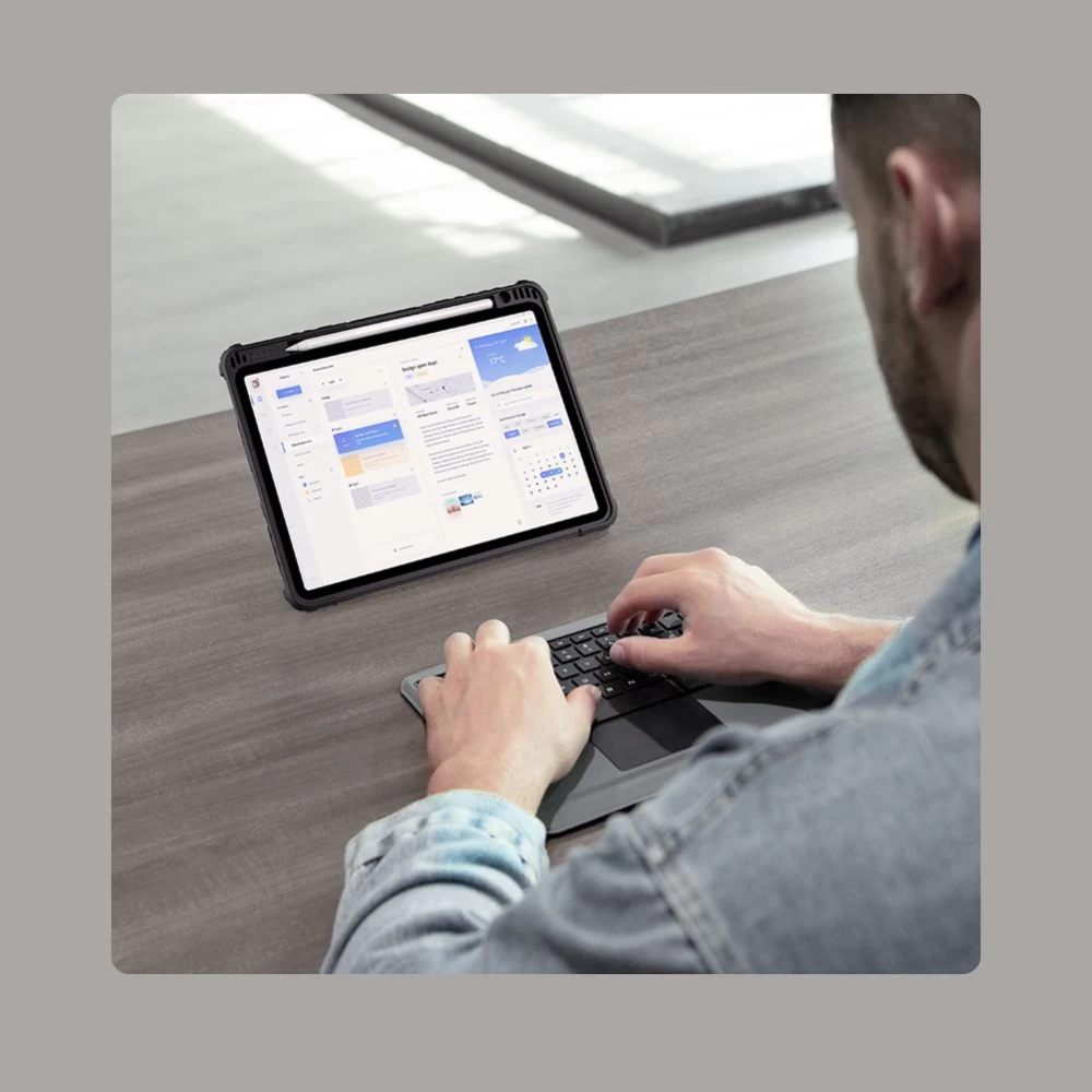 Apple iPad Pro 11 (2020) Planšetės dėklas Juoda NILLKIN BUMPER COMBO KEYBOARD