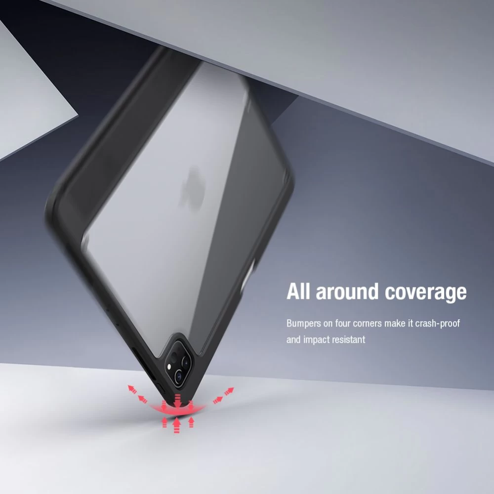 Apple iPad Pro 11 (2020) Planšetės dėklas mėlyna Nillkin Bevel Leather