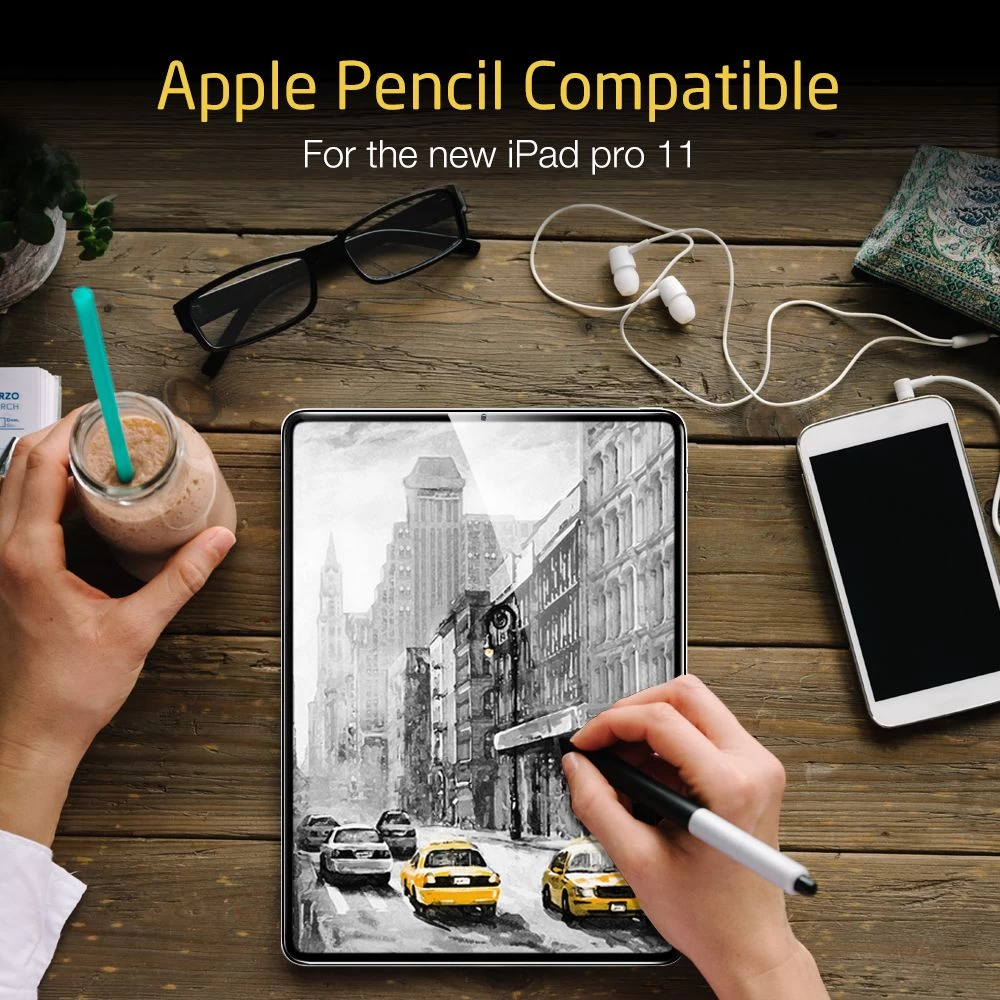Apple iPad Pro 11 (2020) aizsargstikls caurspīdīgs ESR Glass Film