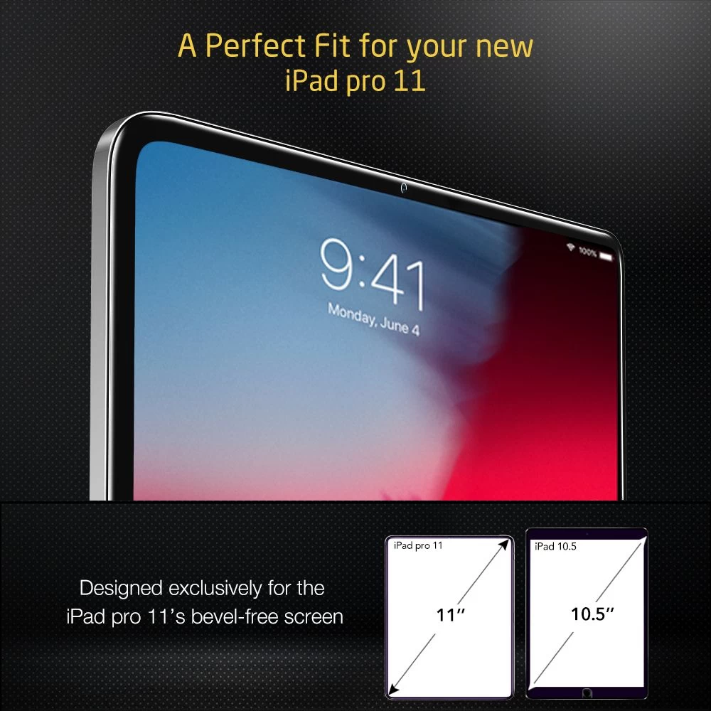Apple iPad Pro 11 (2020) aizsargstikls caurspīdīgs ESR Glass Film