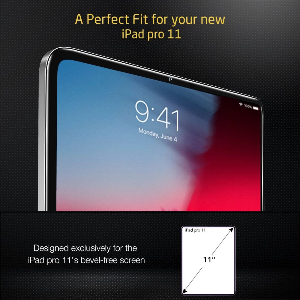 Apple iPad Pro 11 (2020) aizsargstikls caurspīdīgs ESR Glass Film