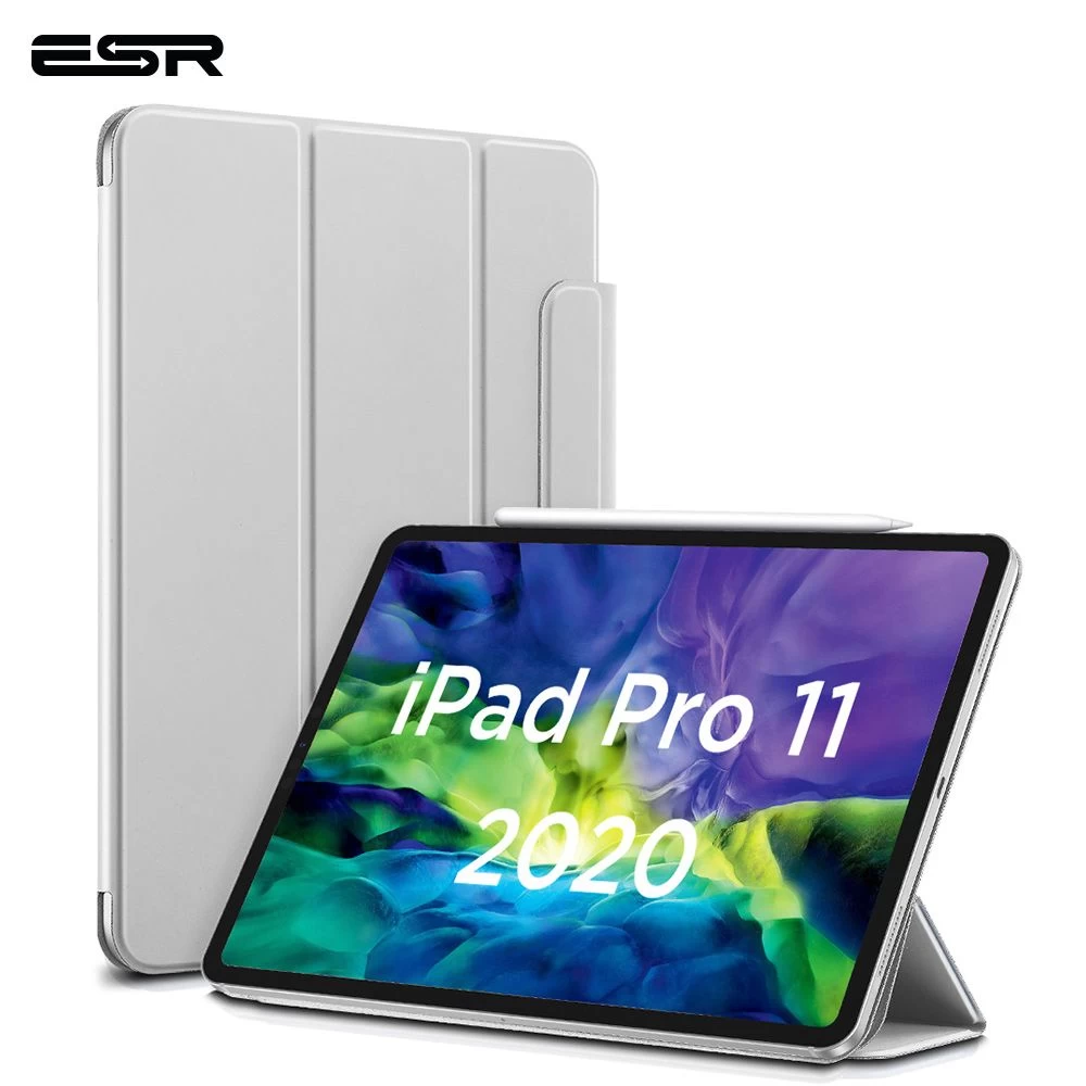 Apple iPad Pro 11 (2020) Planšetės dėklas sidabrinis ESR Rebound Magnetic with clasp