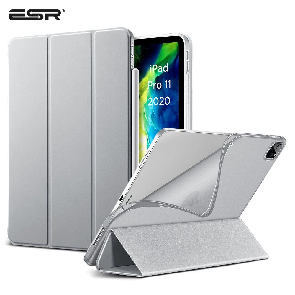 Apple iPad Pro 11 (2020) Planšetės dėklas sidabrinis ESR Rebound Slim