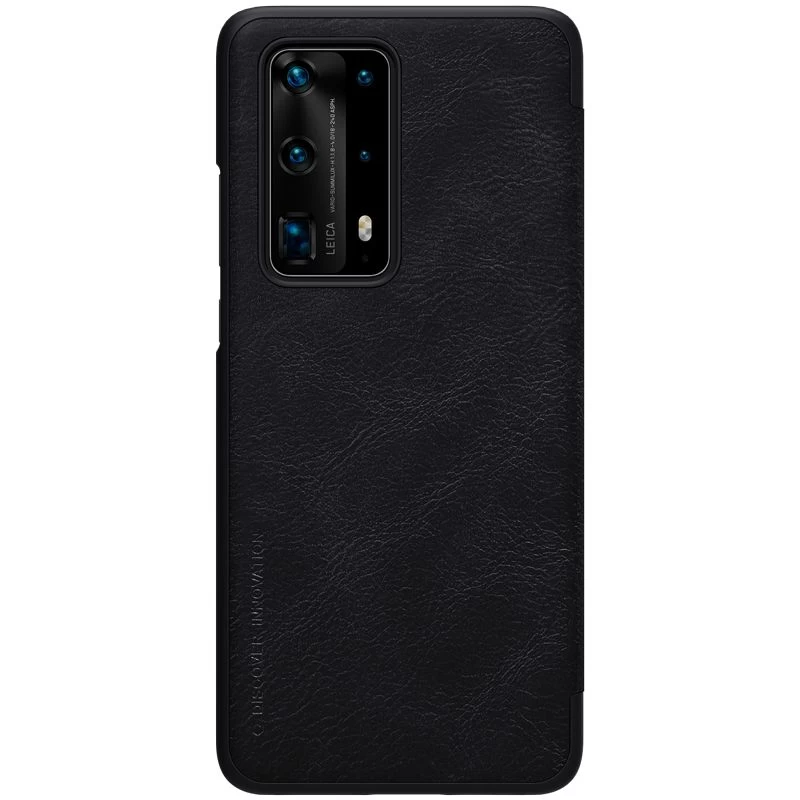 Huawei P40 Pro Plus maciņš melns Nillkin Qin Leather