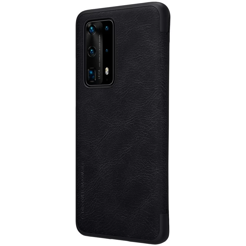 Huawei P40 Pro Plus maciņš melns Nillkin Qin Leather