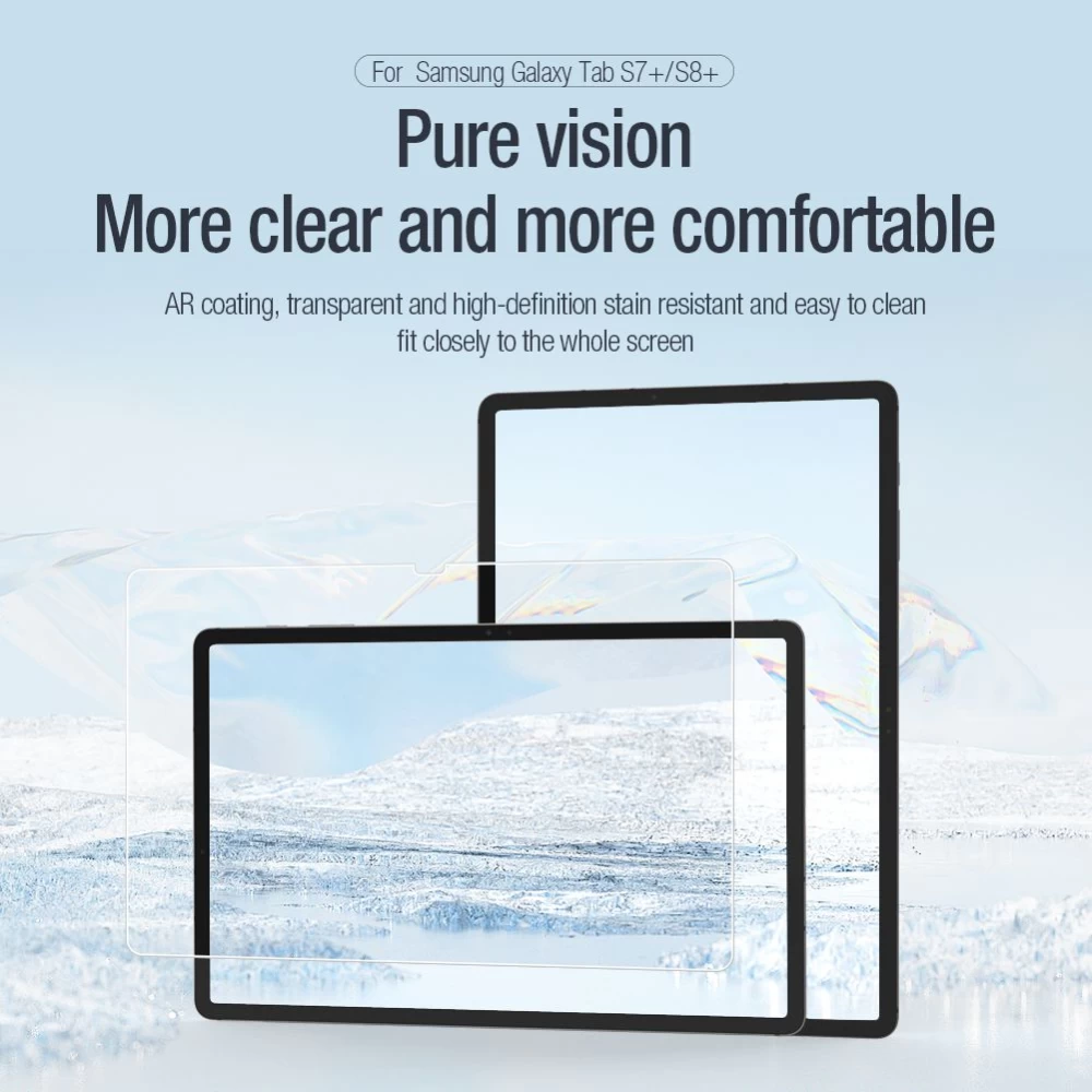 Samsung Galaxy Tab S7 Plus tablet tempered glass  NILLKIN PURE SERIES AR FILM