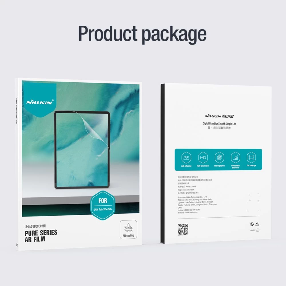Samsung Galaxy Tab S7 Plus tablet tempered glass  NILLKIN PURE SERIES AR FILM