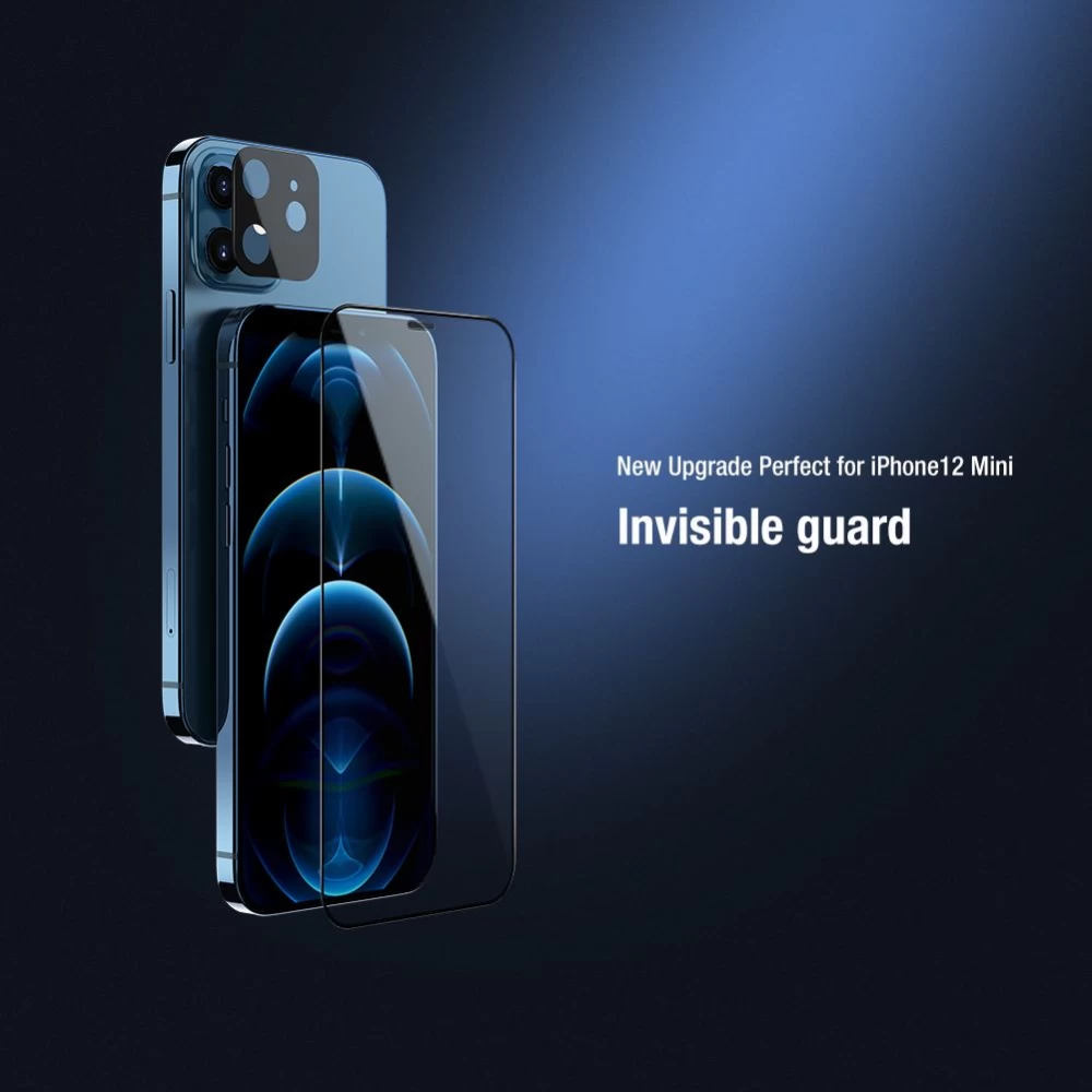 Apple iPhone 12 Mini Tempered glass  Nillkin 2-in-1 HD Full Screen/Camera Glass