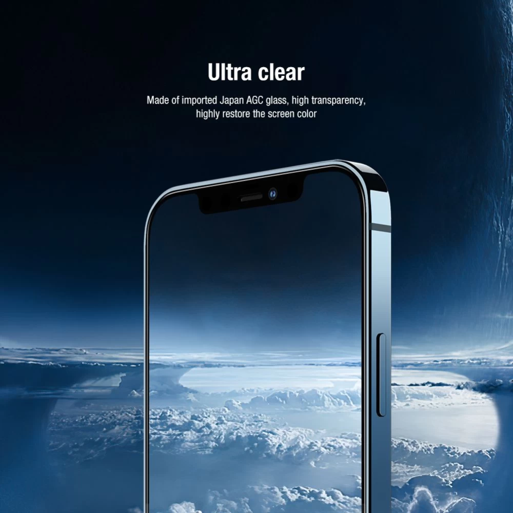 Apple iPhone 12 Mini Tempered glass  Nillkin 2-in-1 HD Full Screen/Camera Glass