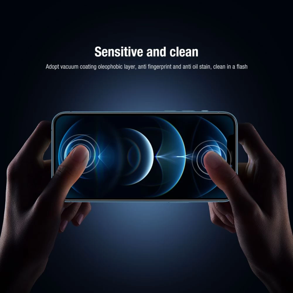 Apple iPhone 12 Mini Tempered glass  Nillkin 2-in-1 HD Full Screen/Camera Glass