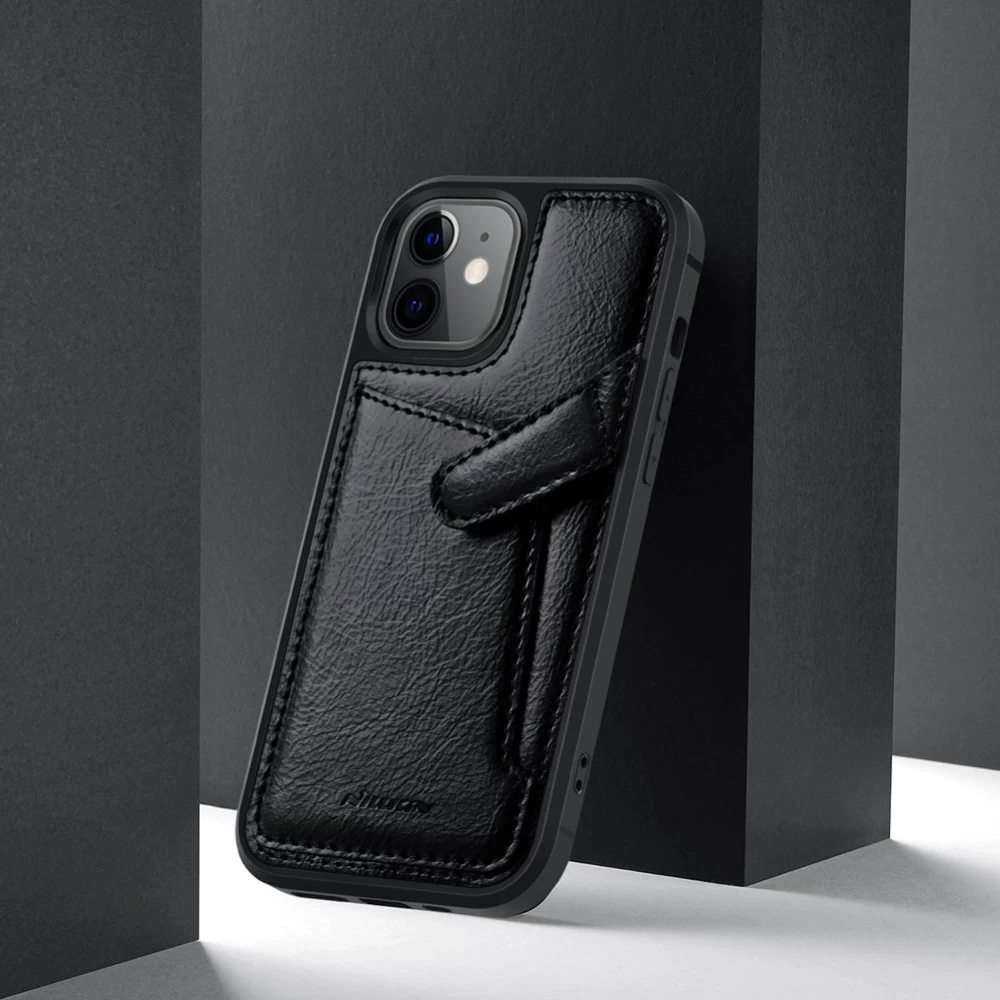 Apple iPhone 12 Mini dėklas rudas Nillkin Aoge Leather 
