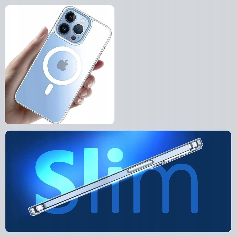 Apple iPhone 12 Mini dėklas skaidrus TECH-PROTECT FLEXAIR HYBRID MAGSAFE