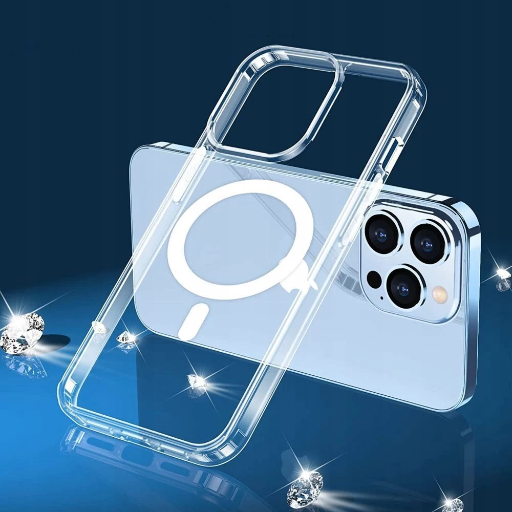 Apple iPhone 12 Mini dėklas skaidrus TECH-PROTECT FLEXAIR HYBRID MAGSAFE