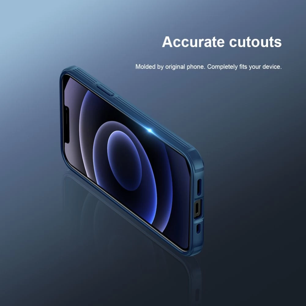 Apple iPhone 12 Mini skal svart Nillkin CamShield Pro Magnetic 