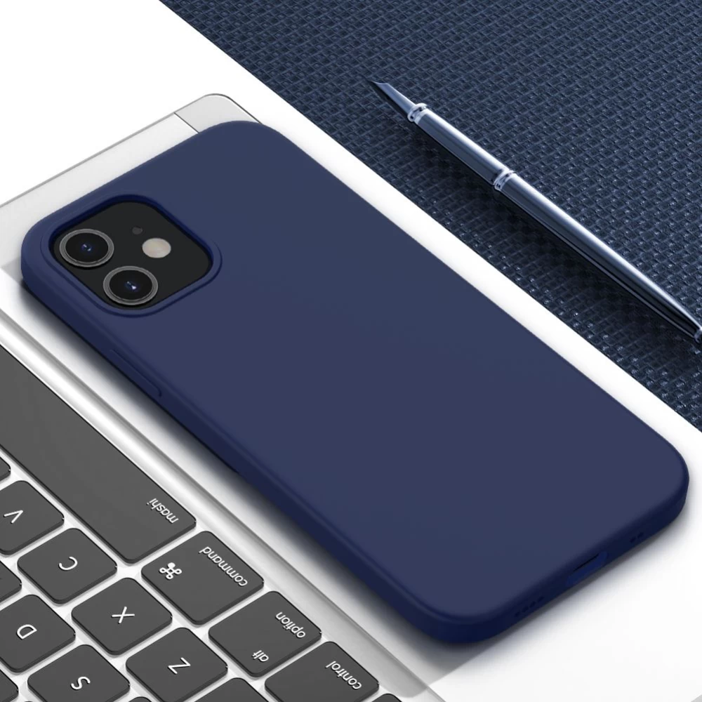 Apple iPhone 12 Mini vāciņš sarkans Nillkin Flex Pure Pro Magnetic Silicone 