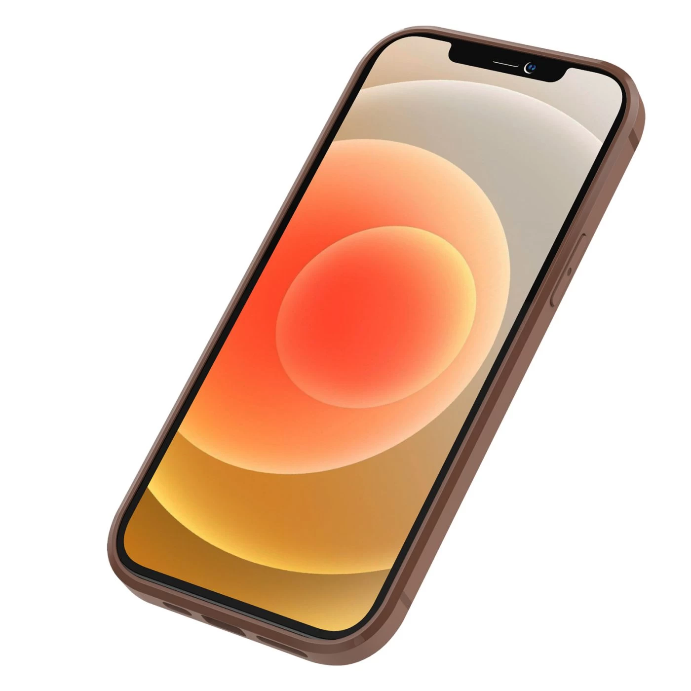 Apple iPhone 12 Mini dėklas rudas Nillkin Aoge Leather