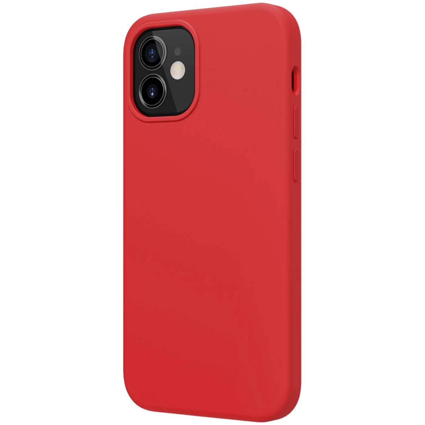 Apple iPhone 12 Mini vāciņš sarkans Nillkin Flex Pure Pro Magnetic Silicone