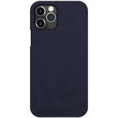 Apple iPhone 12 Mini case blue Nillkin Qin Leather 
