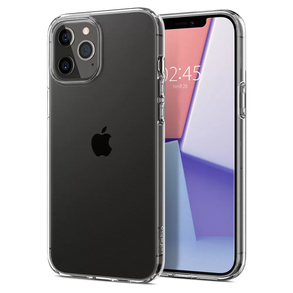 Apple iPhone 12 Pro skal transparent SPIGEN LIQUID CRYSTAL / PRO