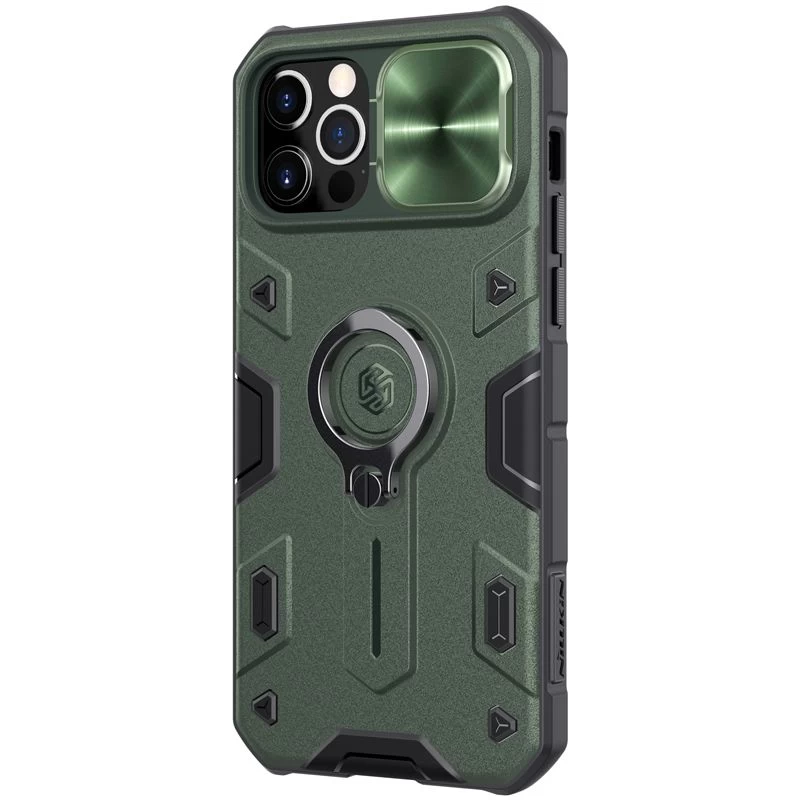 Apple iPhone 12 Pro case green Nillkin CamShield Armor