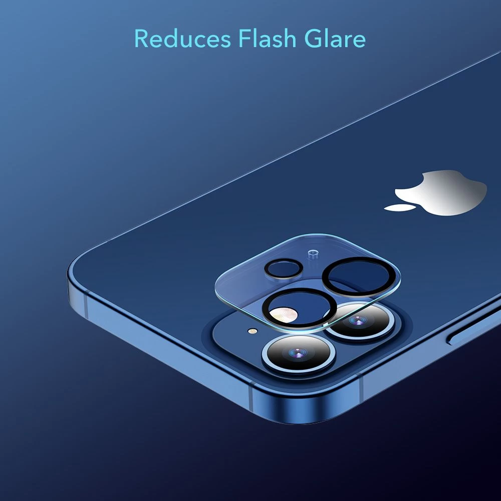 Apple iPhone 12 Tempered glass  ESR Camera Lens Protector (Clear)iPhone (2 pack)