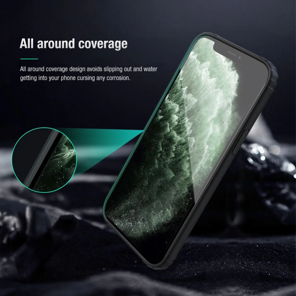 Apple iPhone 12 vāciņš melns Nillkin Medley 