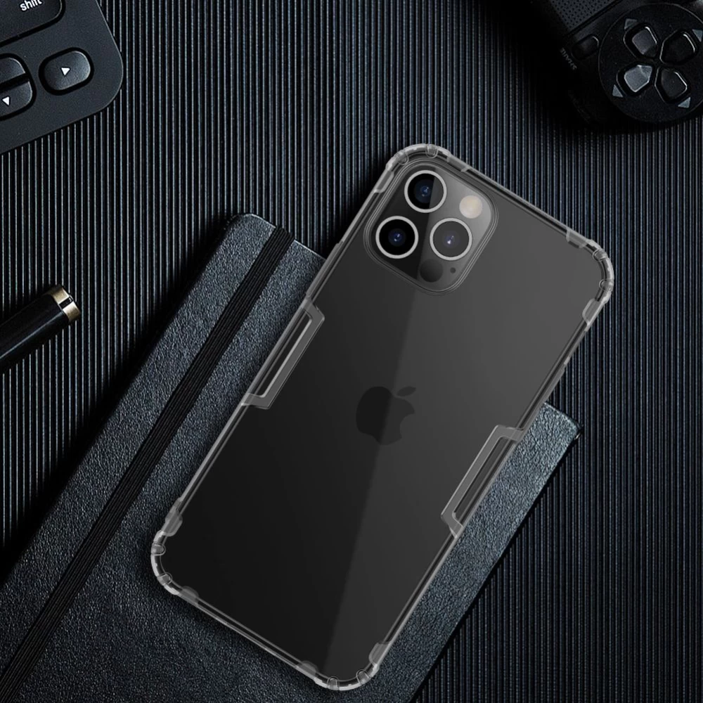 Apple iPhone 12 Pro Max skal genomskinlig blå Nillkin TPU 