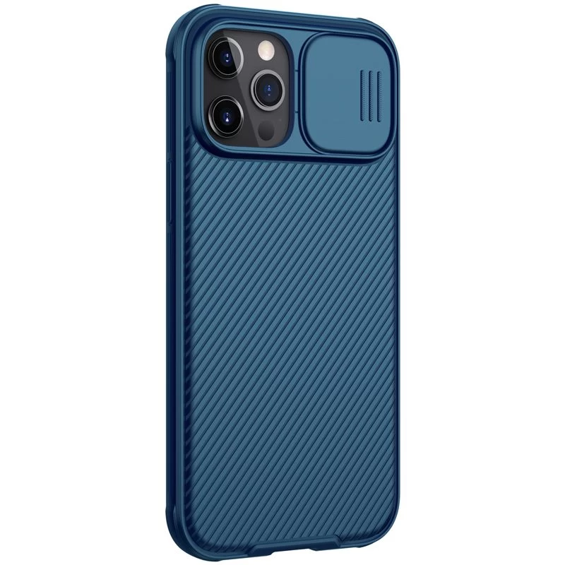 Apple iPhone 12 Pro Max dėklas mėlyna Nillkin CamShield PRO