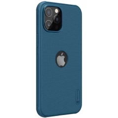 Apple iPhone 12 Pro Max dėklas mėlyna Nillkin Super Frosted Shield Magnetic 