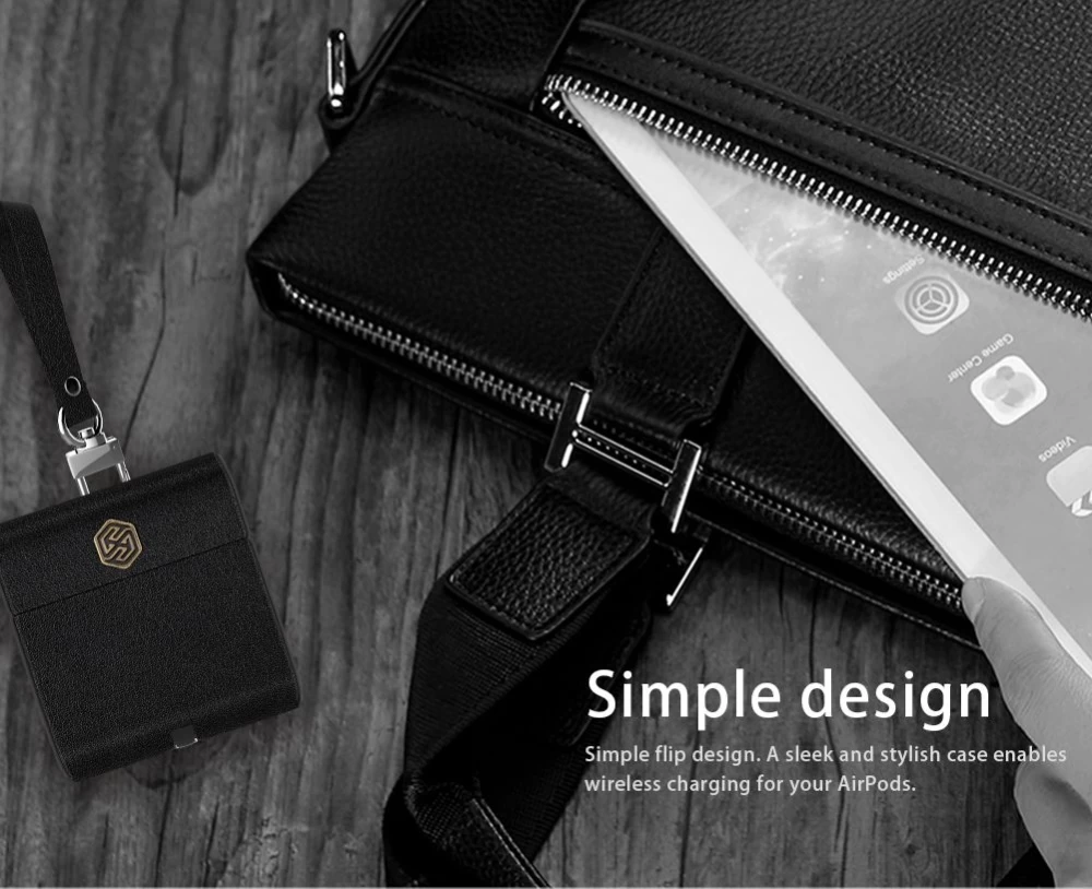 Apple AirPods Kaitseümbrised ja kotid must Wireless Charging 