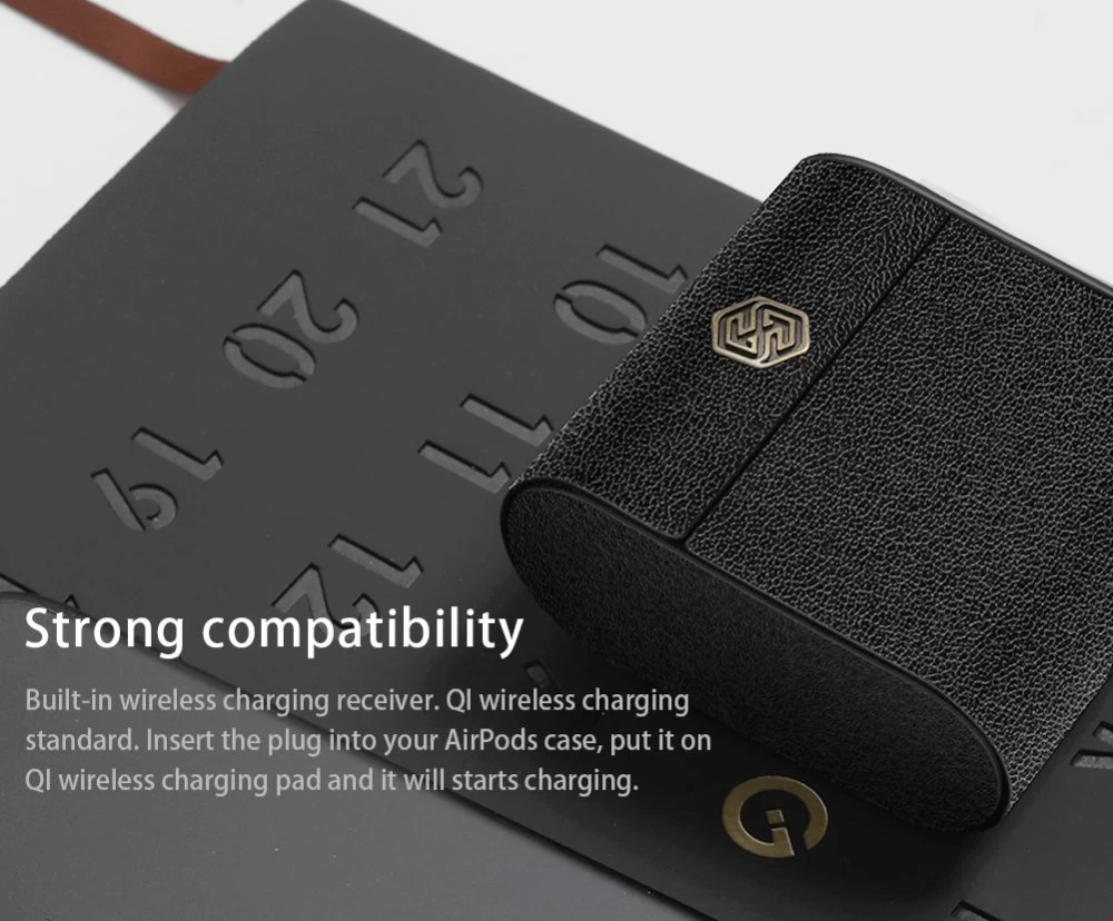 Apple AirPods Kaitseümbrised ja kotid must Wireless Charging 