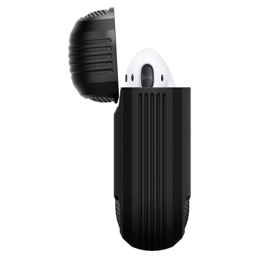 Apple AirPods telefoni ümbris must SPIGEN RUGGED ARMOR