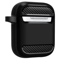 Apple AirPods telefoni ümbris must SPIGEN RUGGED ARMOR