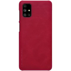 Samsung Galaxy M51 dėklas raudonas Nillkin Qin Leather 