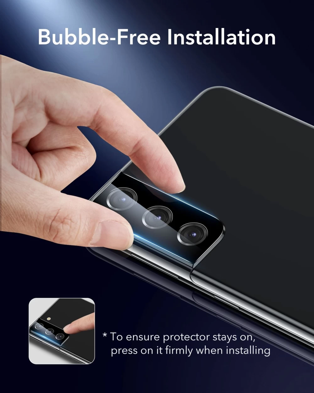 Samsung Galaxy S21 Plus kaitseklaas  ESR Camera Glass Film (2pack)