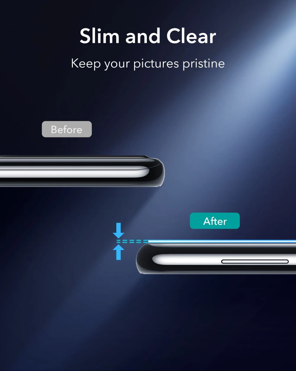 Samsung Galaxy S21 Plus kaitseklaas  ESR Camera Glass Film (2pack)