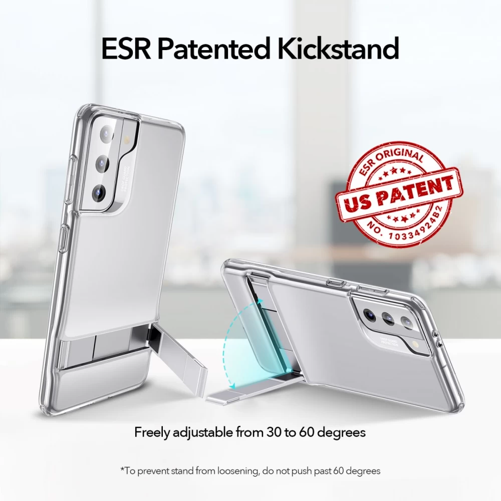 Samsung Galaxy S21 Plus dėklas skaidrus ESR Air Shield Boost 