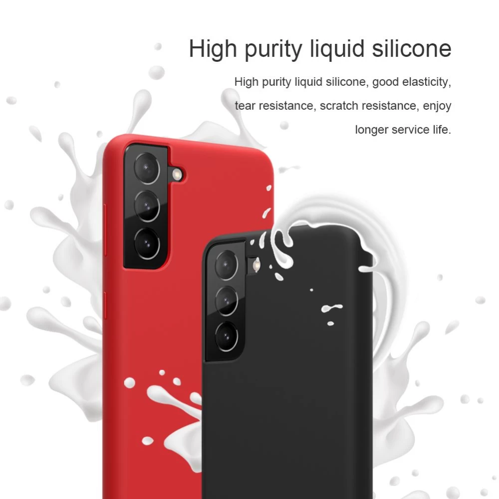 Samsung Galaxy S21 Plus dėklas raudonas Nillkin Flex Pure 