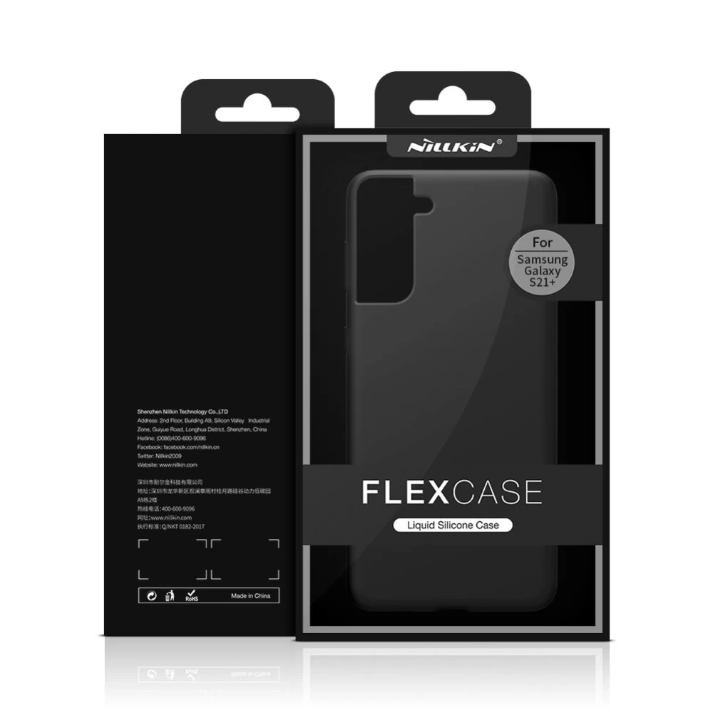 Samsung Galaxy S21 Plus dėklas raudonas Nillkin Flex Pure 