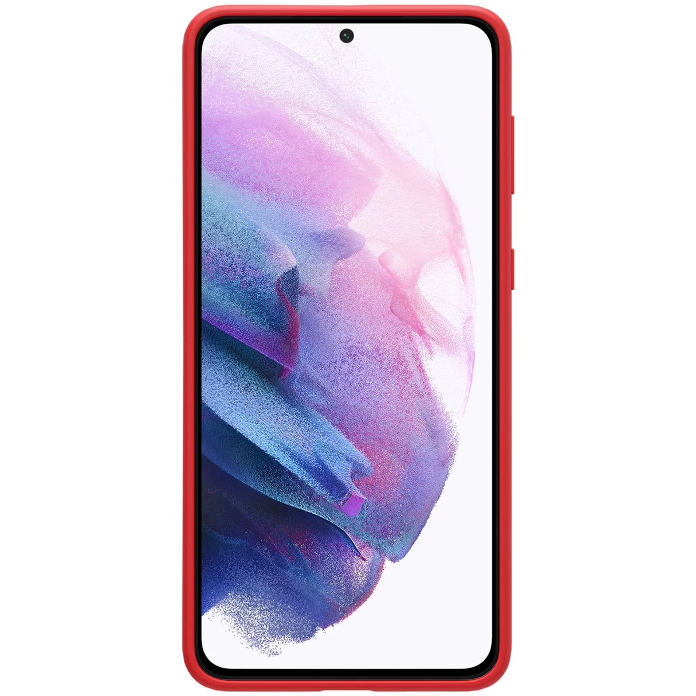 Samsung Galaxy S21 Plus dėklas raudonas Nillkin Flex Pure