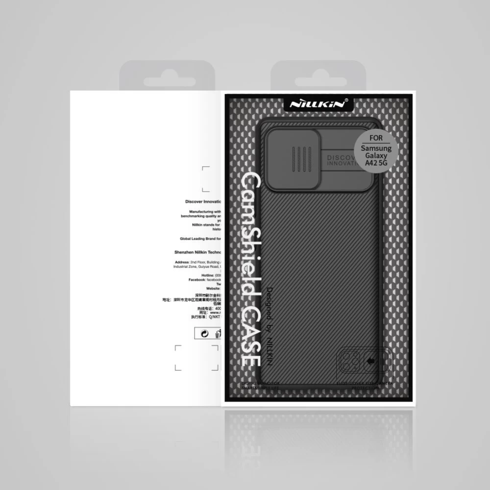 Samsung Galaxy A42 5G vāciņš melns Nillkin CamShield 