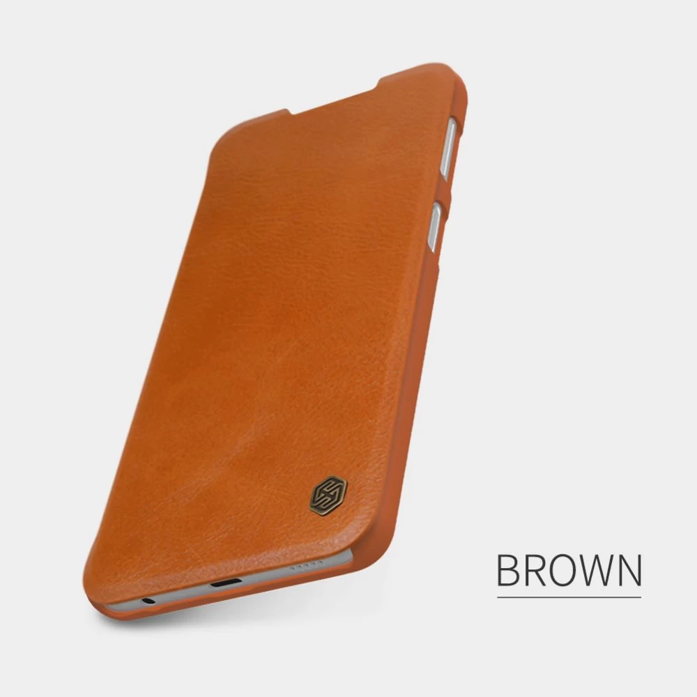 Samsung Galaxy A32 5G dėklas rudas Nillkin Qin Leather 