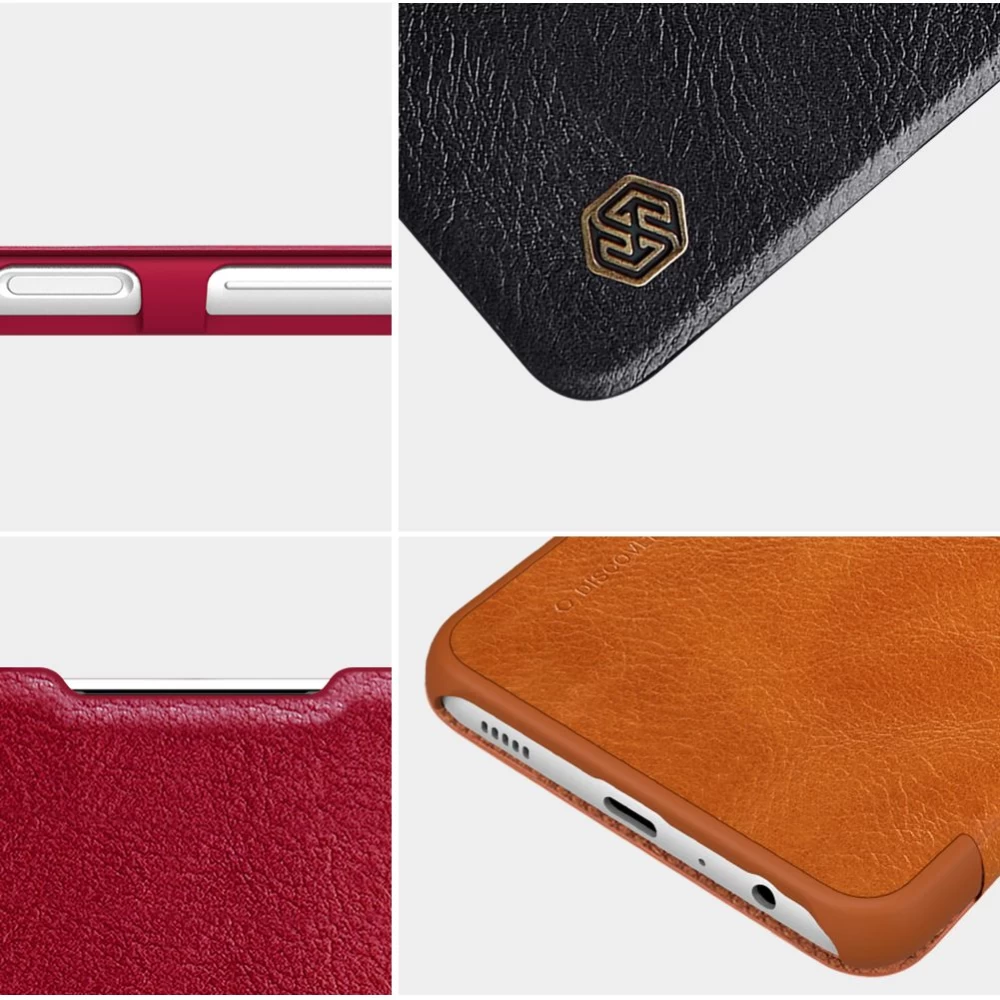 Samsung Galaxy A32 5G dėklas Juoda Nillkin Qin Leather 