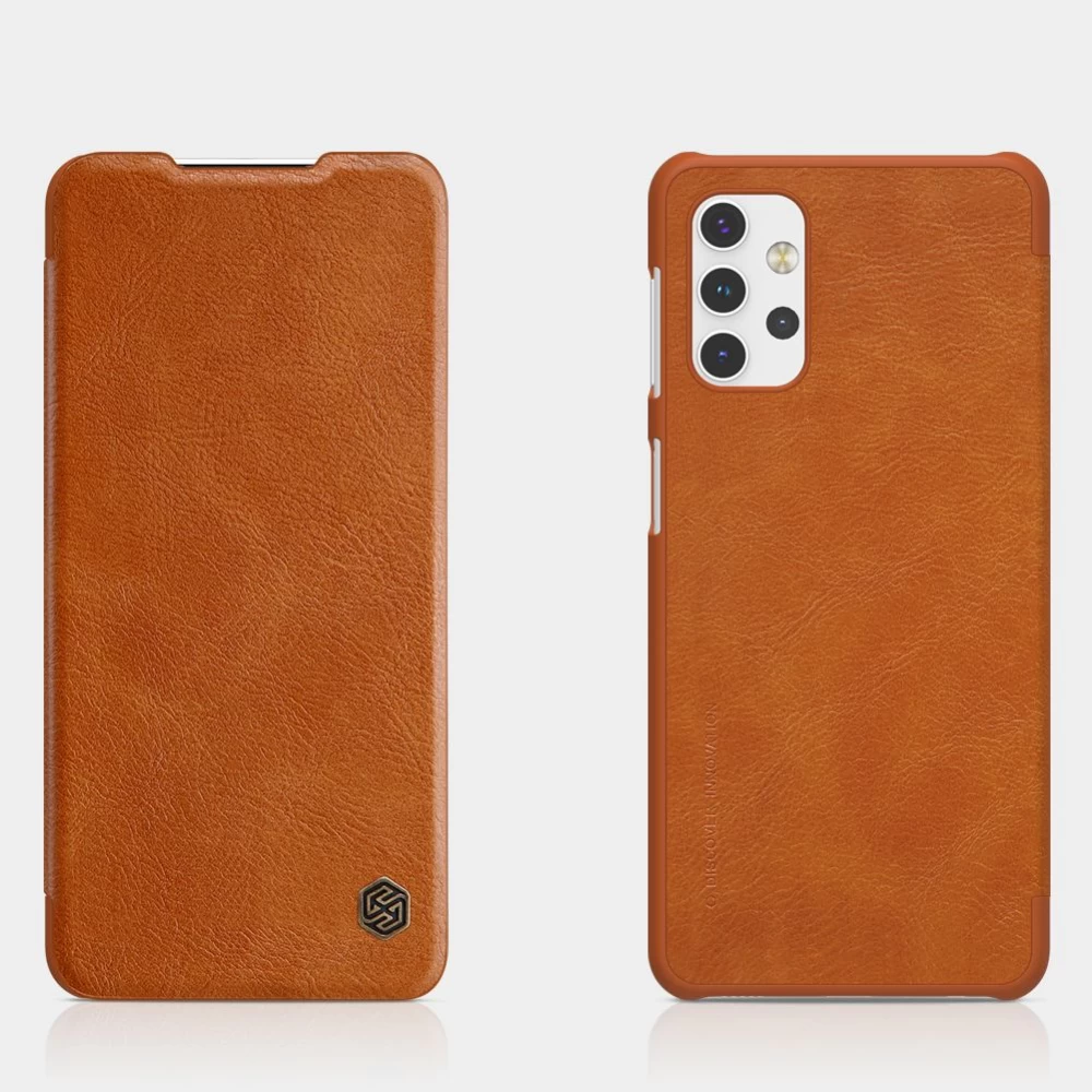 Samsung Galaxy A32 5G dėklas Juoda Nillkin Qin Leather 