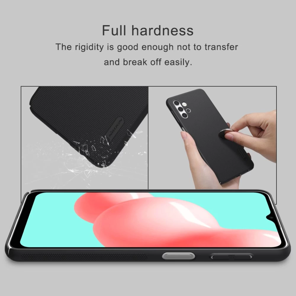 Samsung Galaxy A32 5G dėklas raudonas Nillkin Super Frosted Shield 