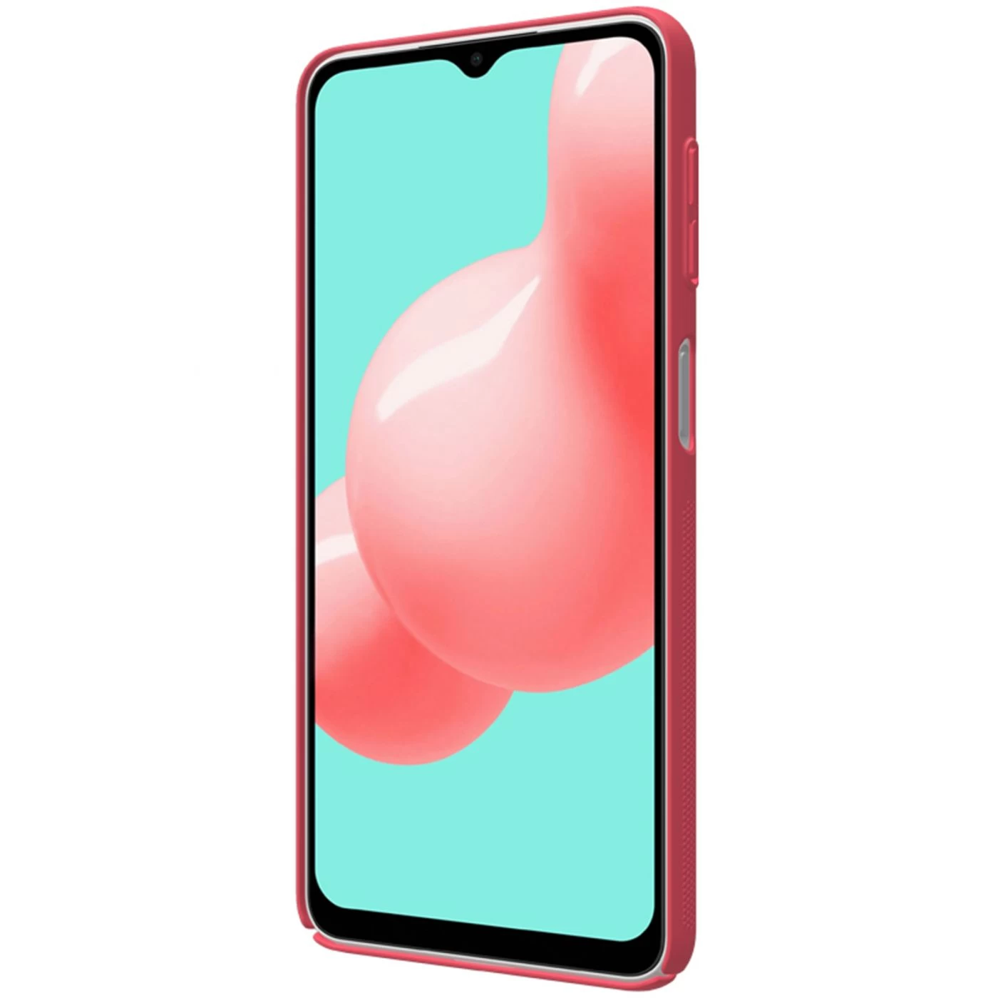 Samsung Galaxy A32 5G dėklas raudonas Nillkin Super Frosted Shield
