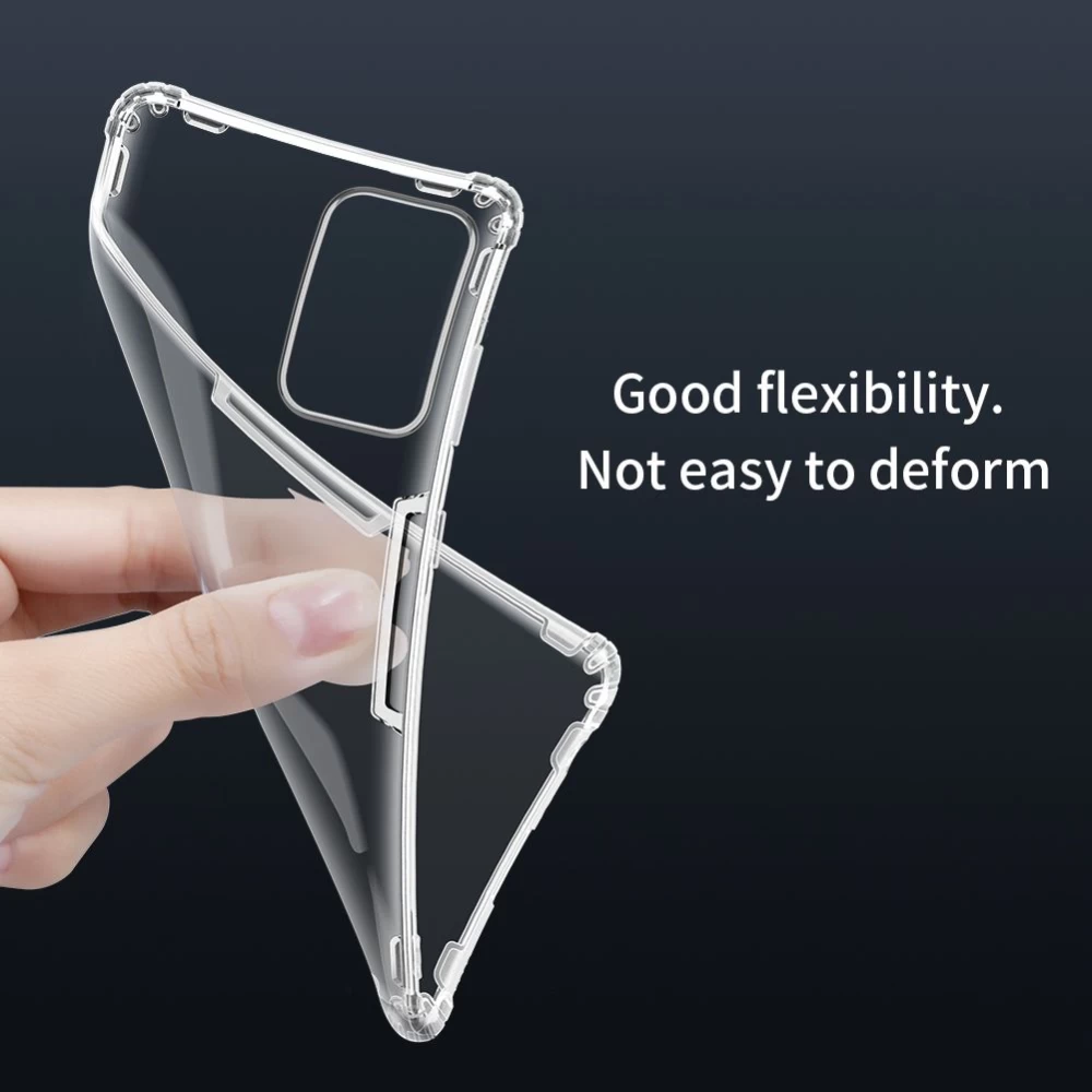 Samsung Galaxy A72 5G case transparent gray Nillkin TPU 